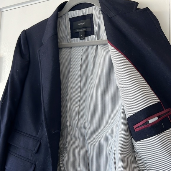 J.Crew Navy “Schoolboy” Blazer in Size 8 - Picture 3 of 6